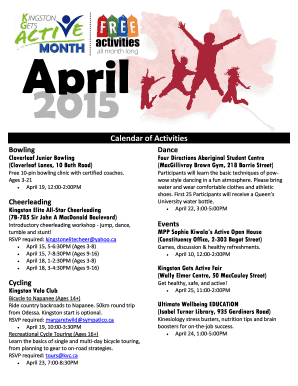 Kingston Gets Active Month Wellness Challenge