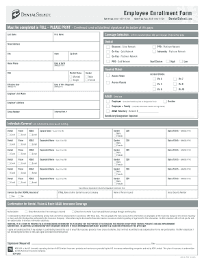 Employee Enrollment Form