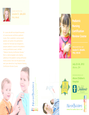 Pediatric Nursing Certification Review Course