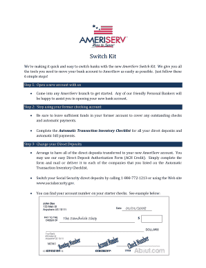 AmeriServ Switch Kit