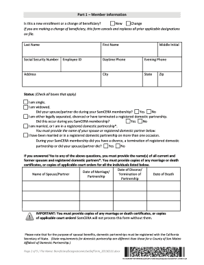 Beneficiary Designation Form