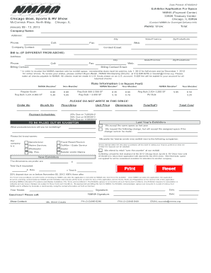 Chicago Boat, Sports & RV Show Exhibitor Application
