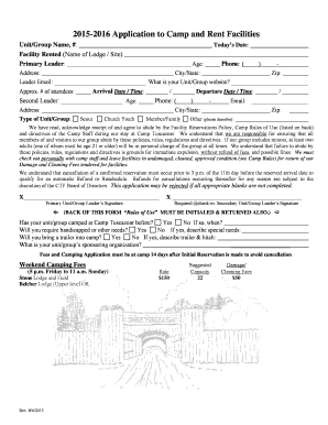 2015-2016 Application to Camp and Rent Facilities - tuscazoar