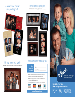 Lifetouch Portrait Session Guide