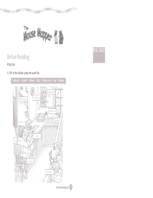 The Mouse Mapper Reading Worksheet