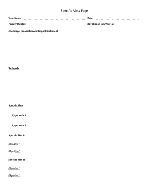 Research Lab Proposal Form