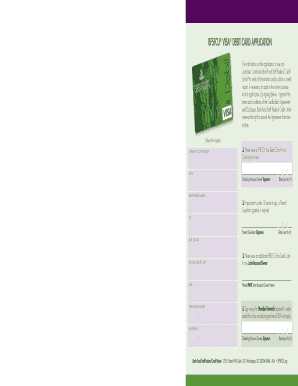 BFSFCU Visa Debit Card Application