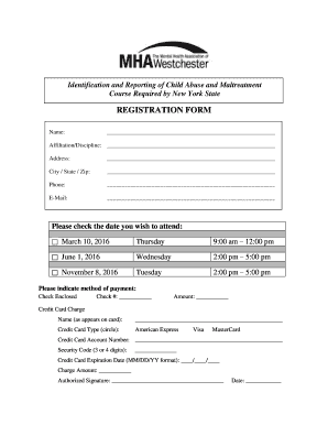 New York Child Abuse Reporting Registration Form
