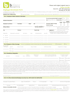 Employee Enrolment Form