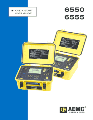 Megohmmeter Calibration Certificate