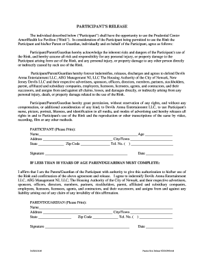 Participant's Release Form