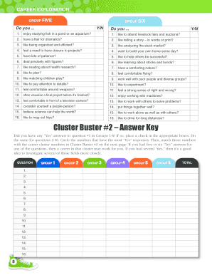 Career Exploration Form
