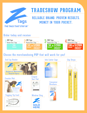 Z Tags Tradeshow Program