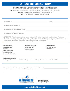 Laptop invoice pdf - PATIENT REFERRAL FORM - dellchildrensnet