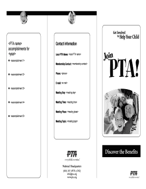 PTA Membership Application Form