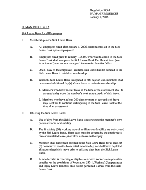 Sick Leave Bank Enrollment Form