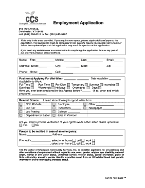 Employment Application - bccsb-bvtbborgb - ccs-vt