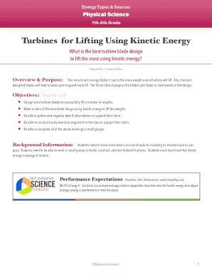 Turbine Blade Design Activity
