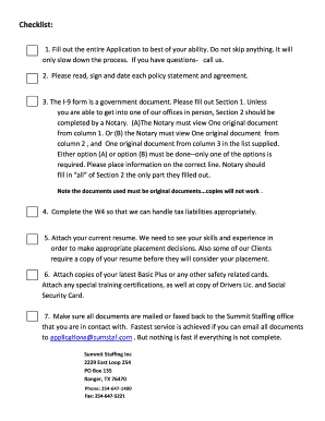 US I-9 Employment Eligibility Verification Form