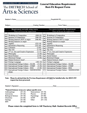 Best-Fit Request Form