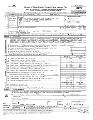Form 990 2009