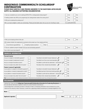 Indigenous commonwealth scholarship continuation - My CQU