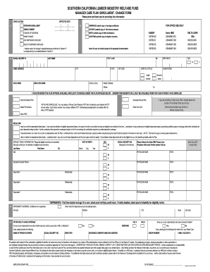 Southern California Lumber Industry Welfare Fund Managed Care Enrollment Form