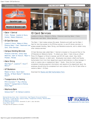Gator Id Card