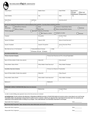 Patient Registration Form