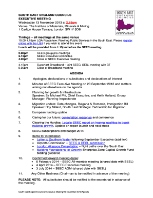 13.11.13 SEEC Executive Agenda - South East England Councils - secouncils gov