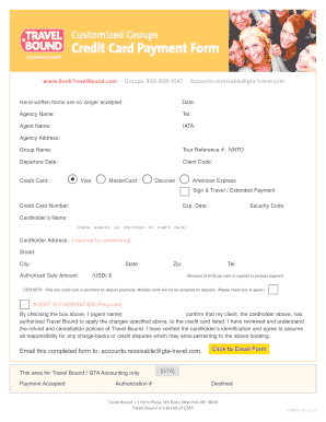 Credit Card Payment Form