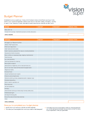 Personal Budget Planner