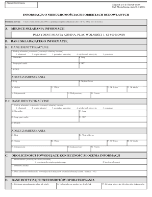 Property Tax Information Form