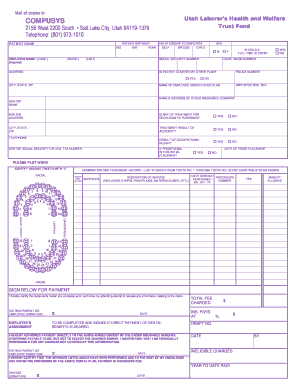 Dental Claim Form