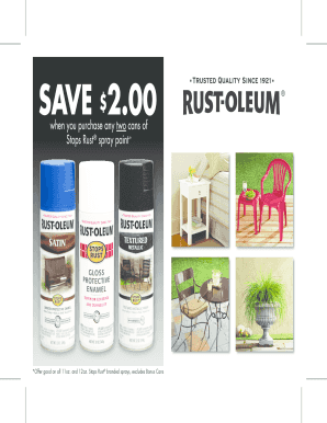 Stops Rust Rebate Form