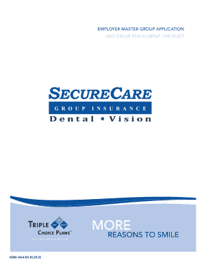 SecureCare Dental Group Enrollment Checklist
