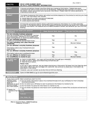 Summit Bank Privacy Notice