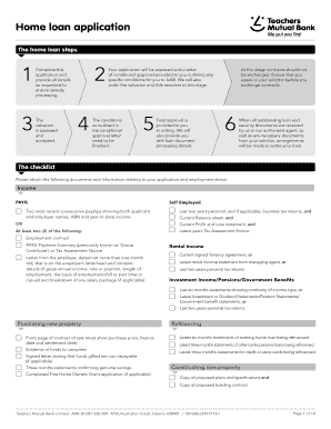 Australian Home Loan Application Form