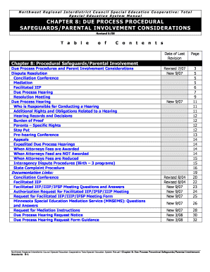 Hipaa history timeline - Chapter 8: due process procedural safeguards/parental ... - NWRIC