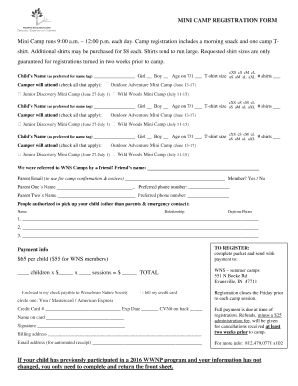 Medical Information Form