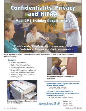 Catalog page: "Confidentiality, Privacy, &amp; HIPAA - Medfilms