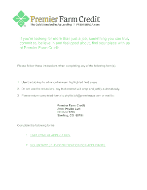 Employment Application Form