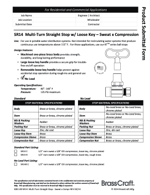 Product Submittal Form