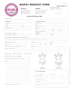Biopsy Request Form