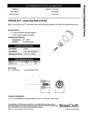 Product Submittal Form