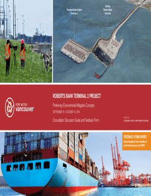 Roberts Bank Terminal 2 Project Feedback Form