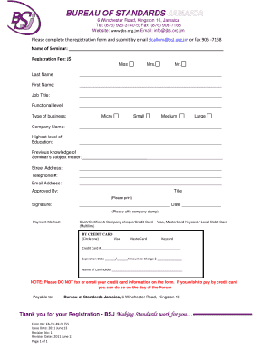 Seminar Registration Form