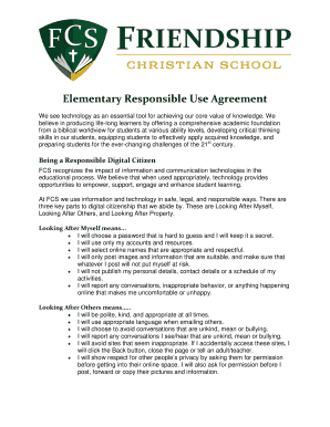 Elementary Responsible Use Agreement