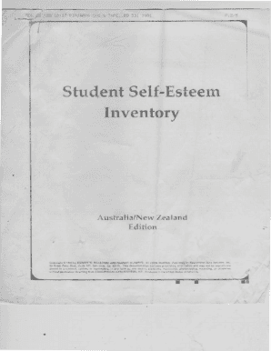 Student Self-Esteem Inventory