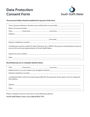 Data Protection Consent Form